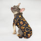 Bealls the French Bulldog wearing the Off The Chain Deluxe Pet PJs in size Small.